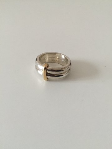 Georg Jensen Moderne Sterling Sølv dobbelt Ring No A119