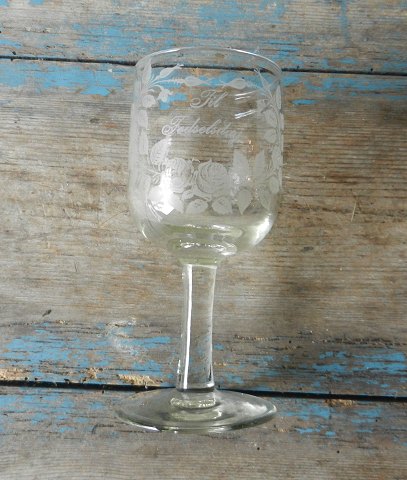 Erindrings glas"Til fødselsdagen"