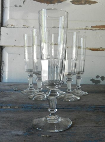 Franske 1800tals champagne fløjter