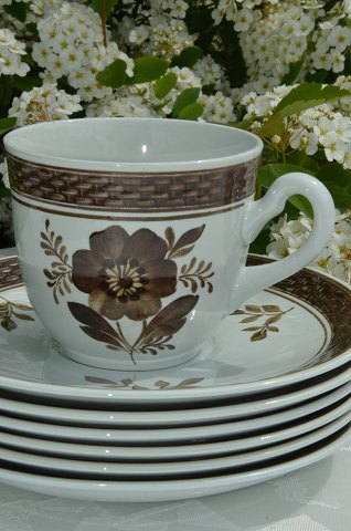 Royal Copenhagen Tranquebar braun 
Kaffeetasse 956