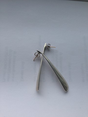 Georg Jensen Sterling Sølv Øreringe No 501