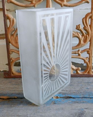 Art Deco glas vase