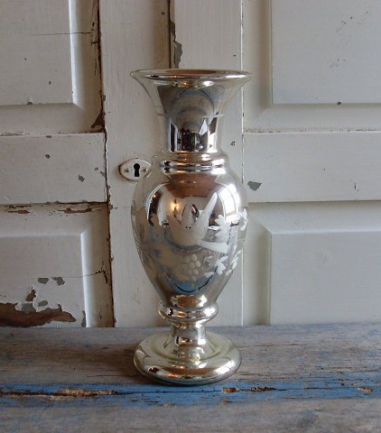 Meget stor 1800tals vase i fattigmandssølv