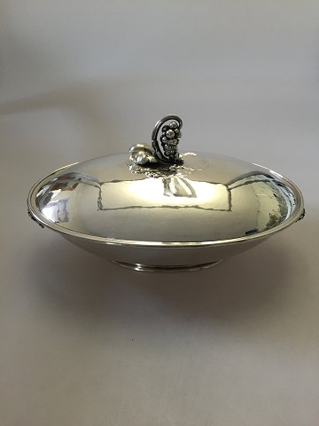 Georg Jensen Sterling Sølv oval Lågskål No 408B