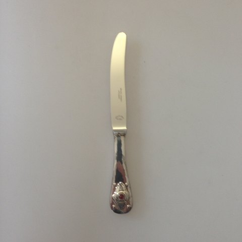 Georg Jensen Jubilæums Børnekniv i Sterling Sølv med sten måler 16,8cm