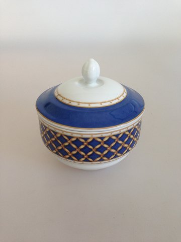 Royal Copenhagen Liselund Dark Blue Sugar Bowl No 160/161