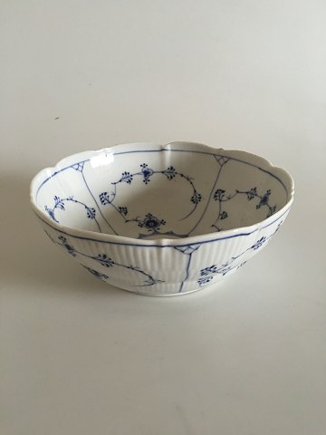 Royal Copenhagen Blue Fluted Plain Salad Bowl, Round No 310