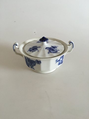 Royal Copenhagen Blue Flower Angular Sugar Bowl with Lid No 8563