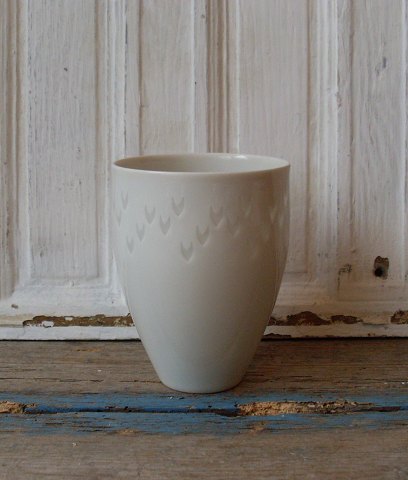 Royal Copenhagen Anni Jeppesen vase i Blanc de Chine no. 4484