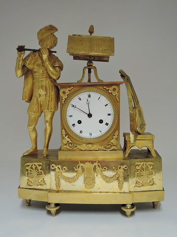 Französisch vergoldeter Bronze Uhr