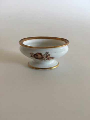 Royal Copenhagen Brown Rose Saltbowl / Butter Cup No 9164