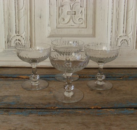 Franske champagneskåle