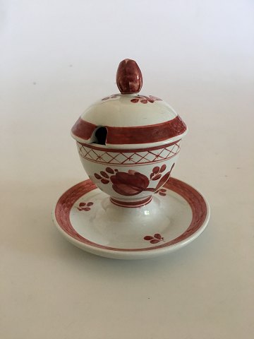 Royal Copenhagen Red Tranquebar Jam Bowl No. 1010