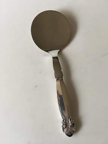 Georg Jensen Pinje Tartelet Spade i Sterling Sølv og Rustfrit Stål No 160