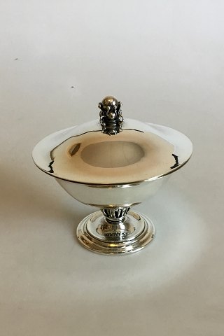 Georg Jensen Sterling Sølv Skål med låg No 180A