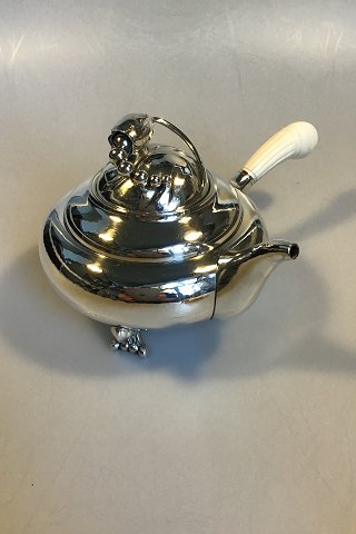 Georg Jensen Sterling Sølv Magnolia Thekande No. 2D.