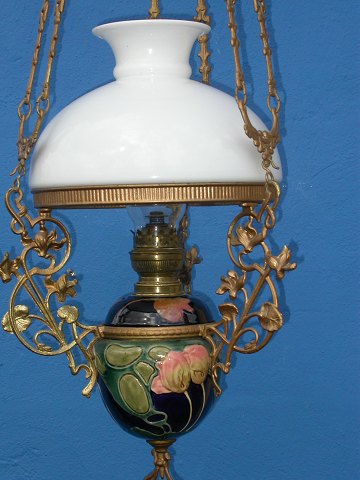 Smuk antik petroleums lampe