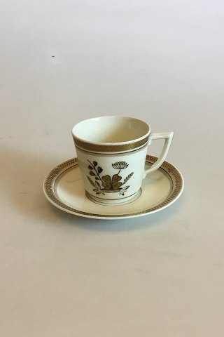 Royal Copenhagen Liselund (Old) Mocca Cup and Saucer No 947/9535