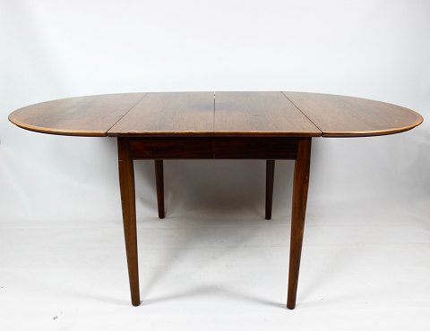 Spisebord med udtræk i palisander af dansk design fra fra 1960erne.