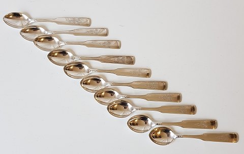 Hans Hansen Heritage Silver no. 2 - sets of 10 espresso spoons