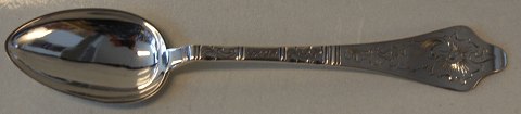 Antik Rococo, Sølv Teske med gravering
Længde 13,5 cm.