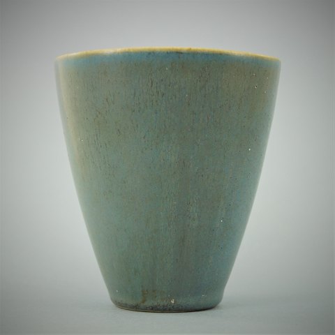 Palshus, Per Linnemann-Schmidt; A blue stoneware vase #1134