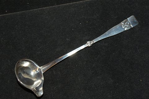 Flødeske Frederik d.VIII  SølvLængde 12,5 cm.SOLGT