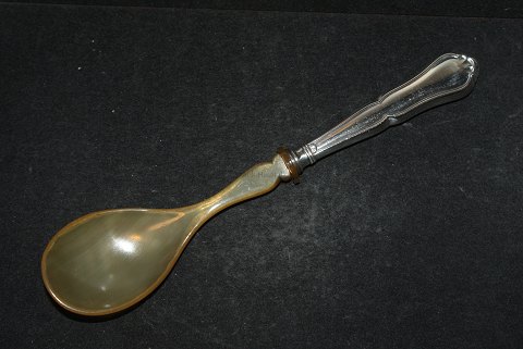 Acidic spoon w / Bone leaf Rita silver cutleryHorsens silverLength 18 cm.