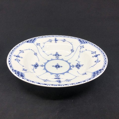 Blue Fluted Half Lace deep plate, 1/659
