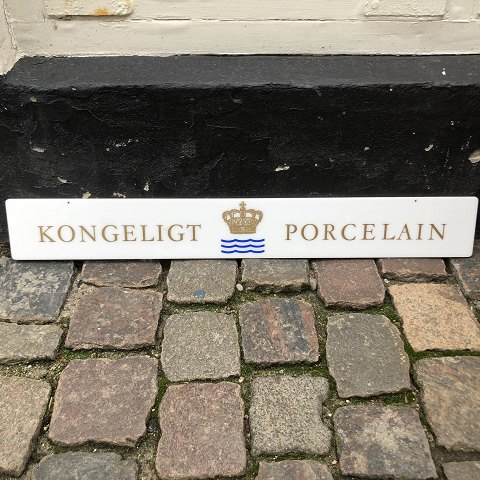 Royal Copenhagen skilt
