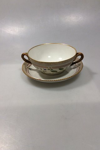 Royal Copenhagen Flora Danica Bouillon Cup with saucer No 20/3612