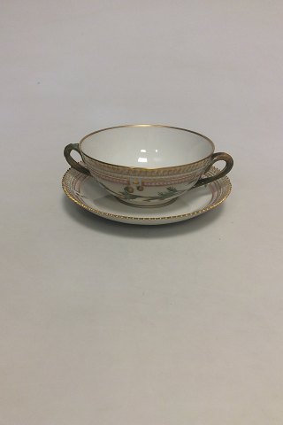 Royal Copenhagen Flora Danica Bouillon Cup with saucer No 20/3612