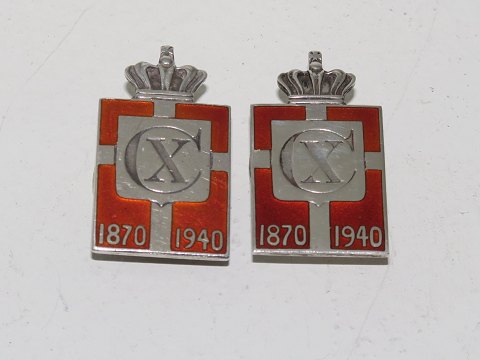 Georg Jensen
Kongemærke - knappenål 1870-1940