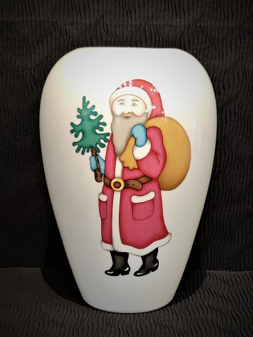 Bing & Grøndahl; A christmas vase of porcelain