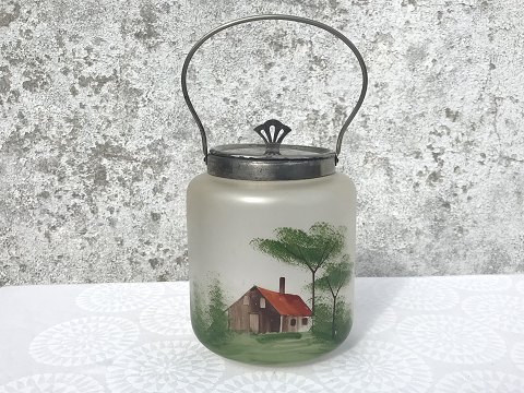 Biscuit bucket
Painted glass
* 400kr
