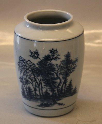 B&G 10202-645 Vase 13.5 cm Decorated in Blue Landscabe   B&G Porcelain
