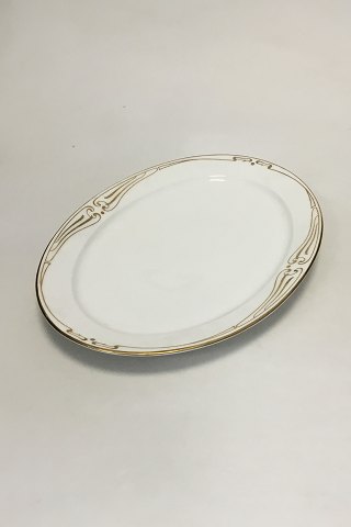 Royal Copenhagen Patttern No 117 Art Nouveau with Gold decoration Serving 
Platter