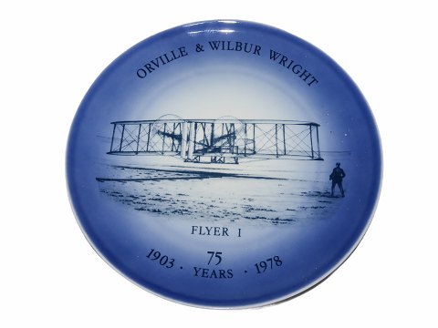 Bing & Grondahl Airplane plate
Orville & Wilbur Wright Flyer I