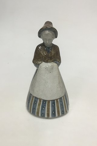 Bing and Grondahl Figurine by Gudrun Meedom Beach Girl in National Dress no 
7205/10