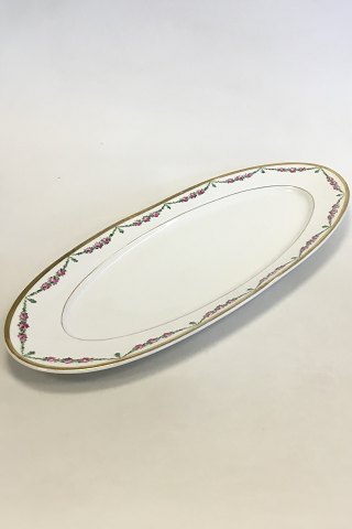 Royal Copenhagen Pattern No 478 Rose Garlands with gold Fish Platter No 9012