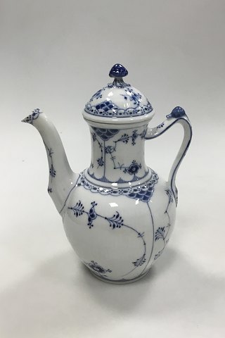 Royal Copenhagen Blue Fluted Half Lace Coffee Pot No 519