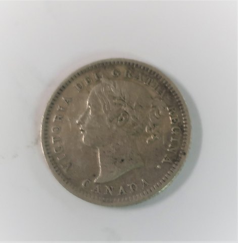 Kanada. Viktoria. Silber 10 Cent 1900. Qualität (F)