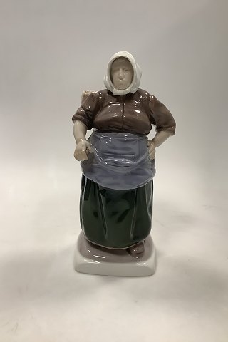 Bing and Grondahl Figurine of Fishing Woman No. 1702