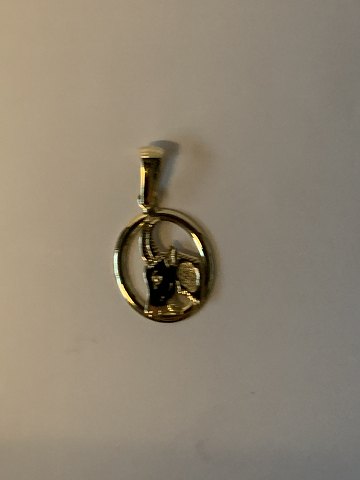 Aries Pendant 14 carat Gold
Stamped 585
Height 23.96 mm
