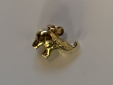 Elephant pendant/charms 14 carat gold
Stamped 585
Height 19.10 mm