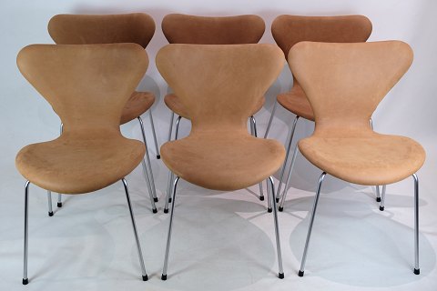 Sæt af 6 syver stole, 3107, Arne Jacobsen, Fritz Hansen
Flot stand
