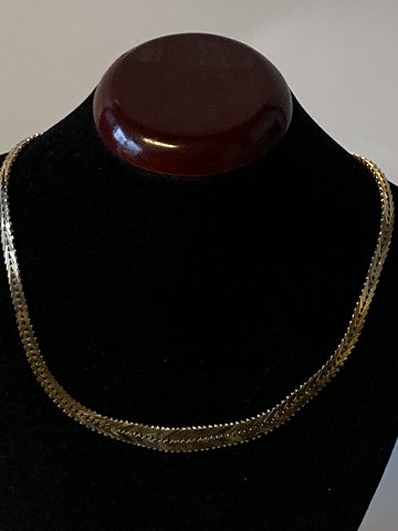 Geneve Necklace 1 RK with process in 14 carat Gold
Stamped 585
Length 43 cm