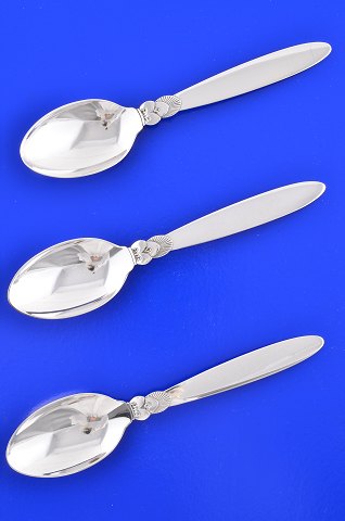 Georg Jensen silver Flatware Cactus Dinner spoon  011