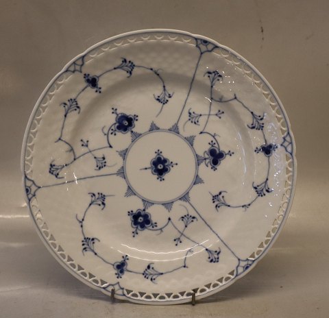 025.6 Dinner plates 24.5 cm (325.6) Full lace B&G Blue Traditional porcelain 
full lace pierced rim