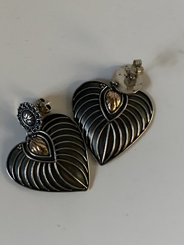 Earrings in silver
Height 4 cm